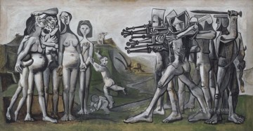 Artworks by 350 Famous Artists Painting - Massacre in Korea Pablo Picasso